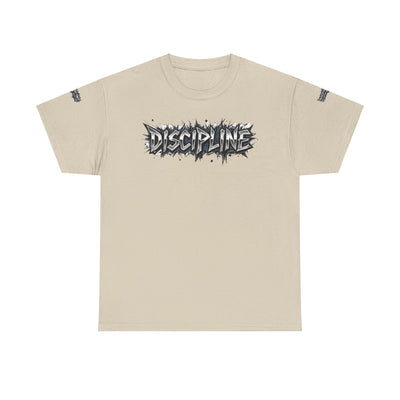 T-Shirt Discipline Cut Drip Design Heavy Cotton Unisex Tee
