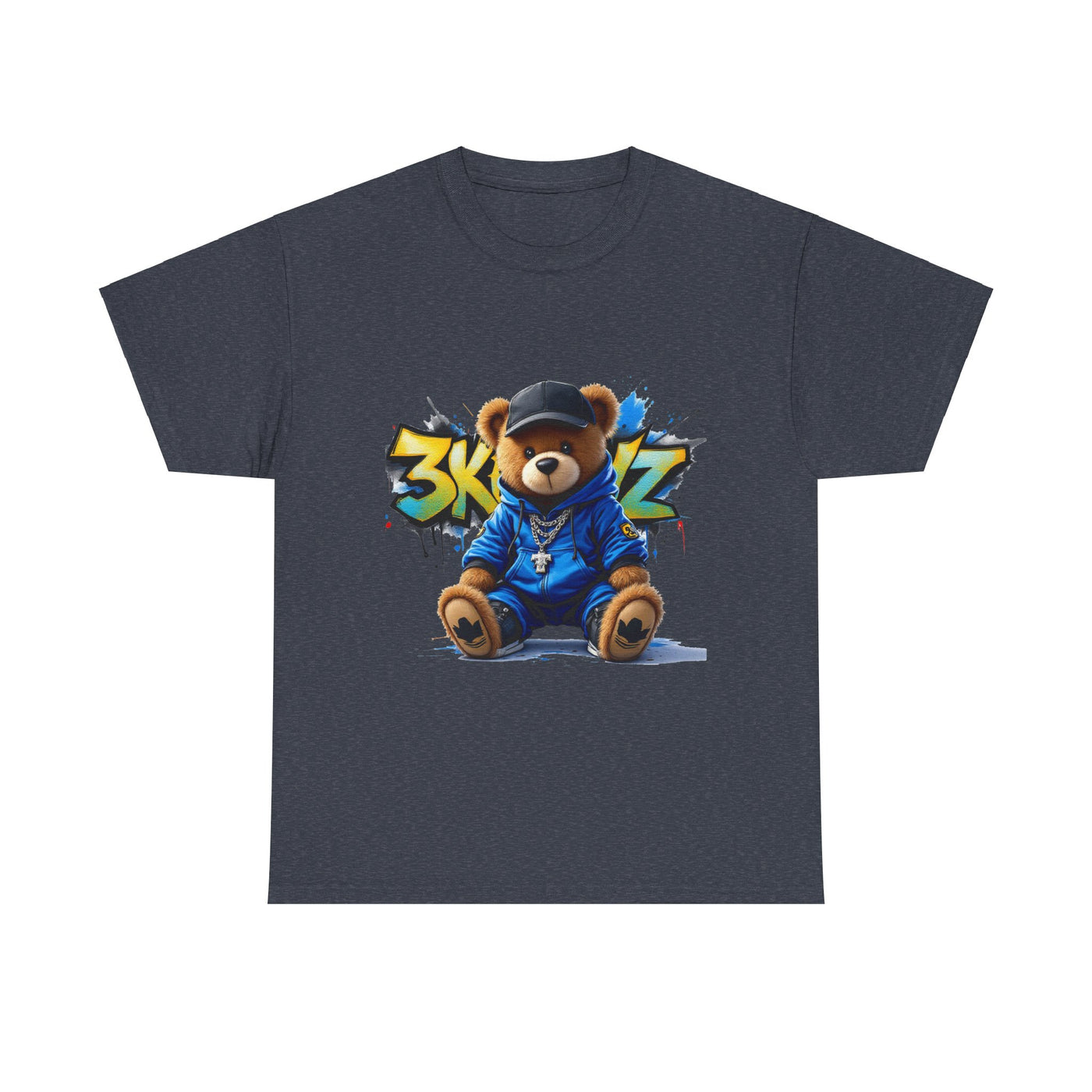3keyz Teddy Drip Color Way Unisex Heavy Cotton Tee