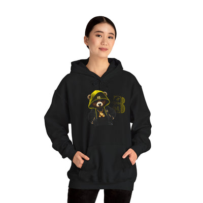 Unisex Hooded Sweatshirt 3keyz OG Teddy Drip Design Yellow