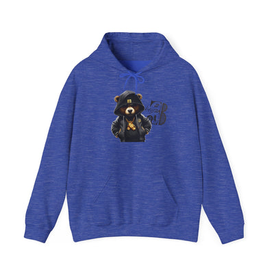 Unisex Hooded Sweatshirt 3keyz OG Teddy Drip Design Grey
