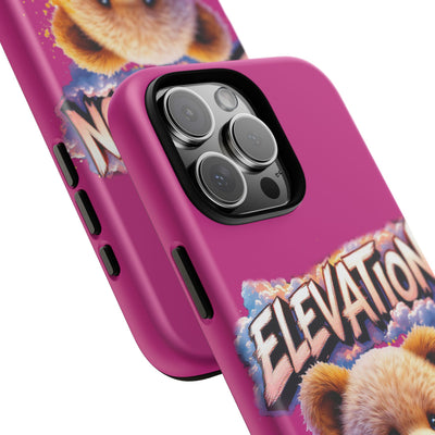 Elevated street drip Bear Pink Phone Case - Tough and Trendy Design