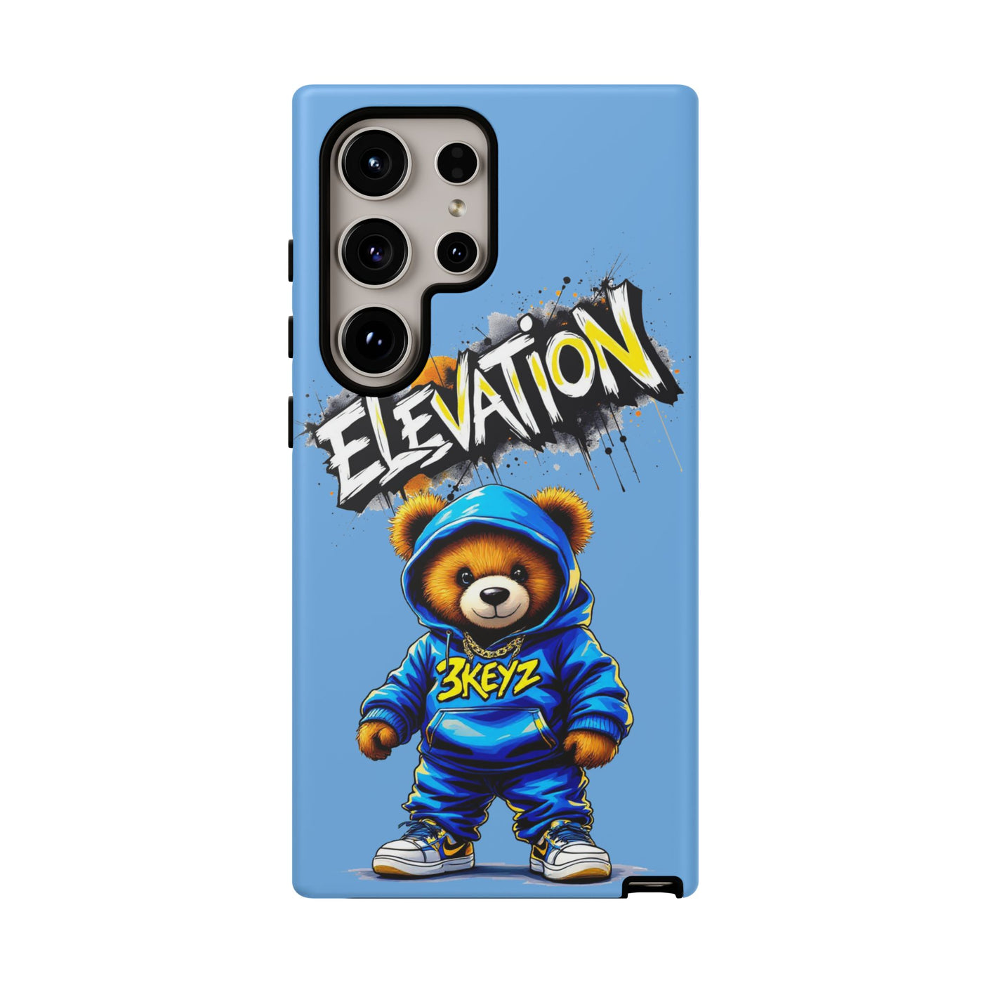 Elevated street drip Bear Phone Case - Tough and Trendy Design