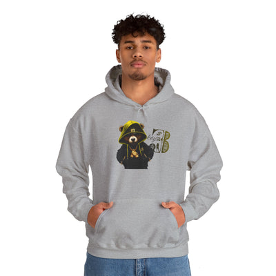 Unisex Hooded Sweatshirt 3keyz OG Teddy Drip Design Yellow