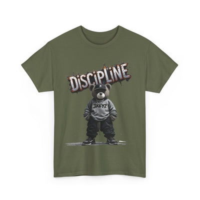 T-Shirt - Discipline Teddy Drip Design - Unisex Heavy Cotton Tee