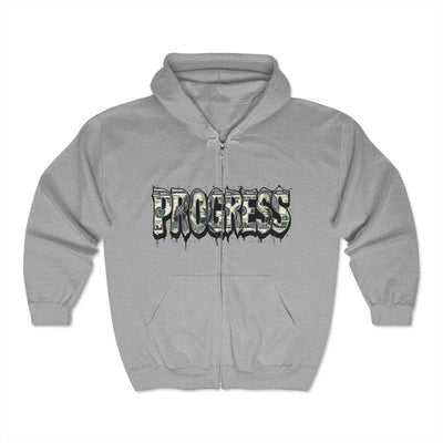 Hoodie - Progress Purple/Gold OG Teddy Drip Unisex Sweatshirt