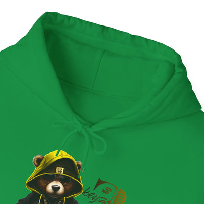 Unisex Hooded Sweatshirt 3keyz OG Teddy Drip Design Yellow