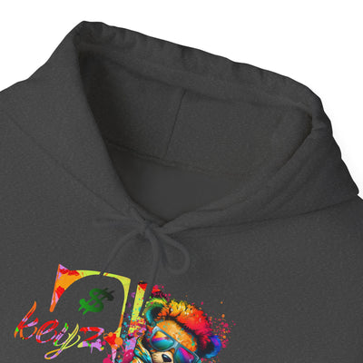 Unisex Hooded Sweatshirt 3keyz OG Teddy Drip Design Paint Splatter