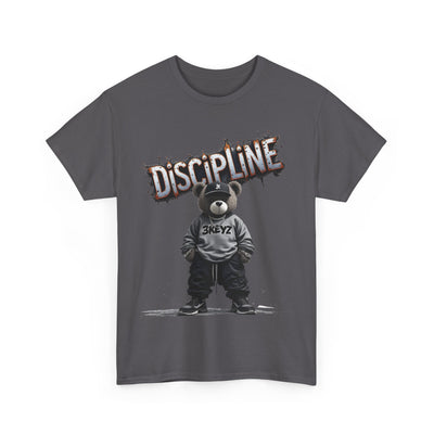 T-Shirt - Discipline Teddy Drip Design - Unisex Heavy Cotton Tee