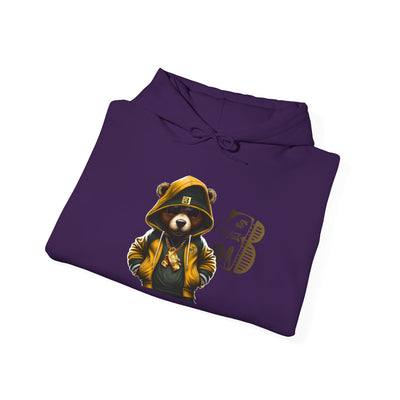 Unisex Hooded Sweatshirt 3keyz OG Teddy Drip Design Gold