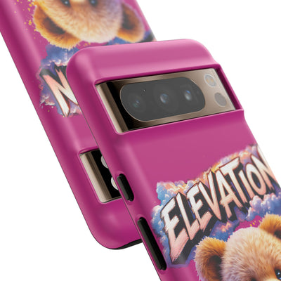 Elevated street drip Bear Pink Phone Case - Tough and Trendy Design