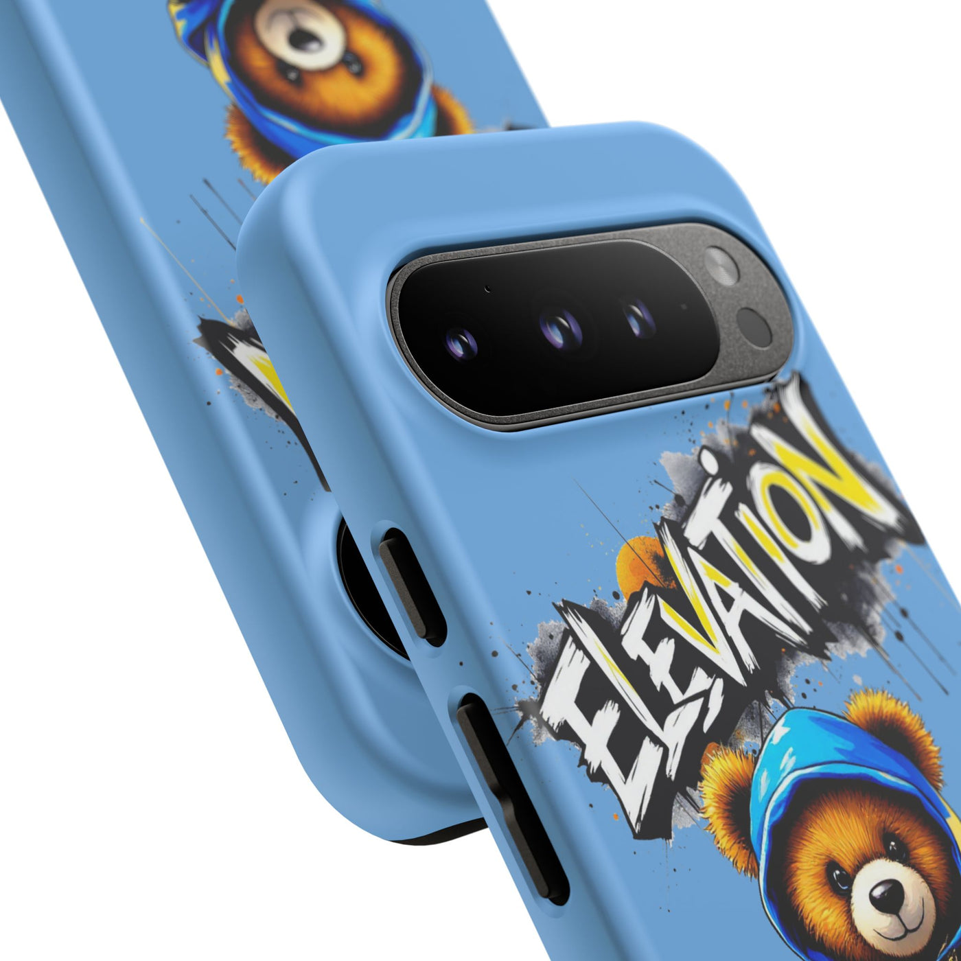 Elevated street drip Bear Phone Case - Tough and Trendy Design