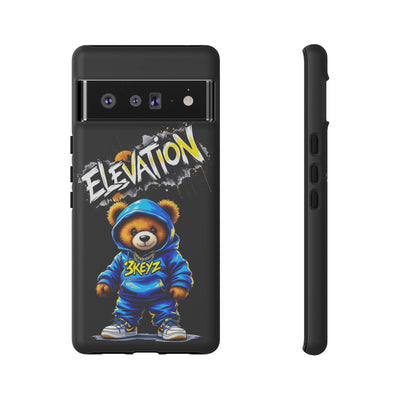 Elevated street drip Bear Black Phone Case - Tough and Trendy Design