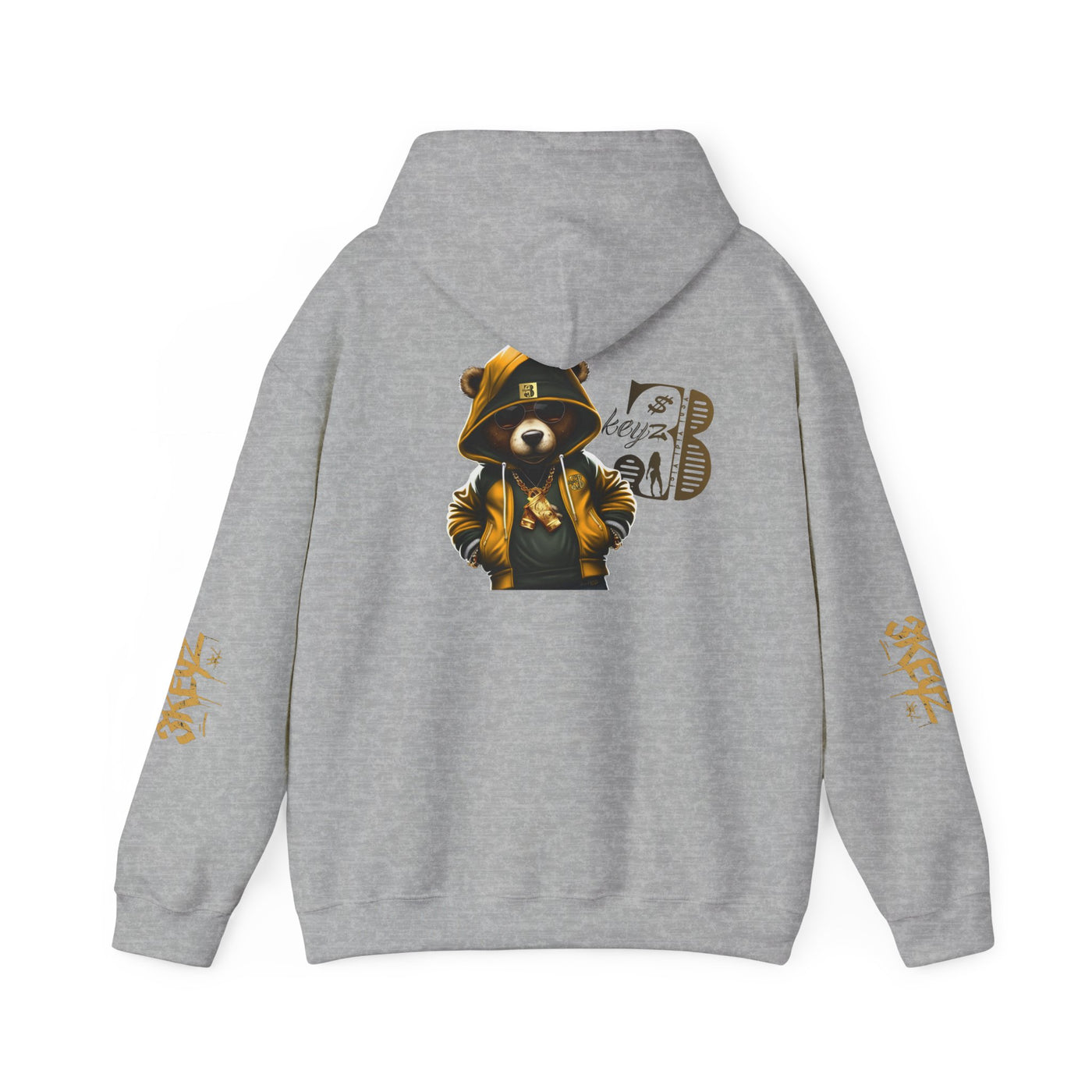 Hooded Sweatshirt 3keyz OG Teddy Drip Golden Design
