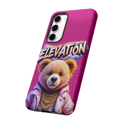 Elevated street drip Bear Pink Phone Case - Tough and Trendy Design