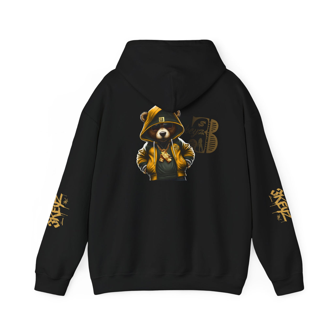 Hooded Sweatshirt 3keyz OG Teddy Drip Golden Design