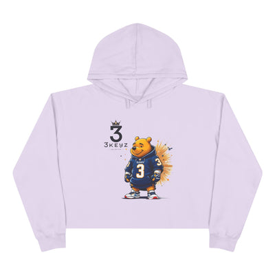 Women's Pooh Bear Crop Hoodie
