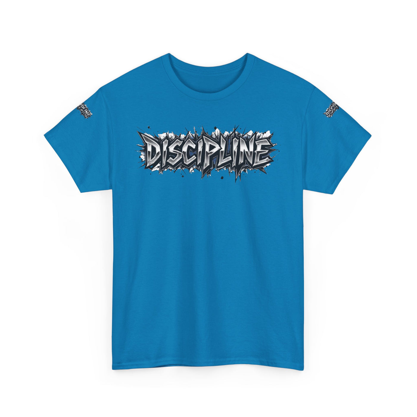 T-Shirt Discipline Cut Drip Design Heavy Cotton Unisex Tee