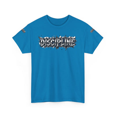 T-Shirt Discipline Cut Drip Design Heavy Cotton Unisex Tee