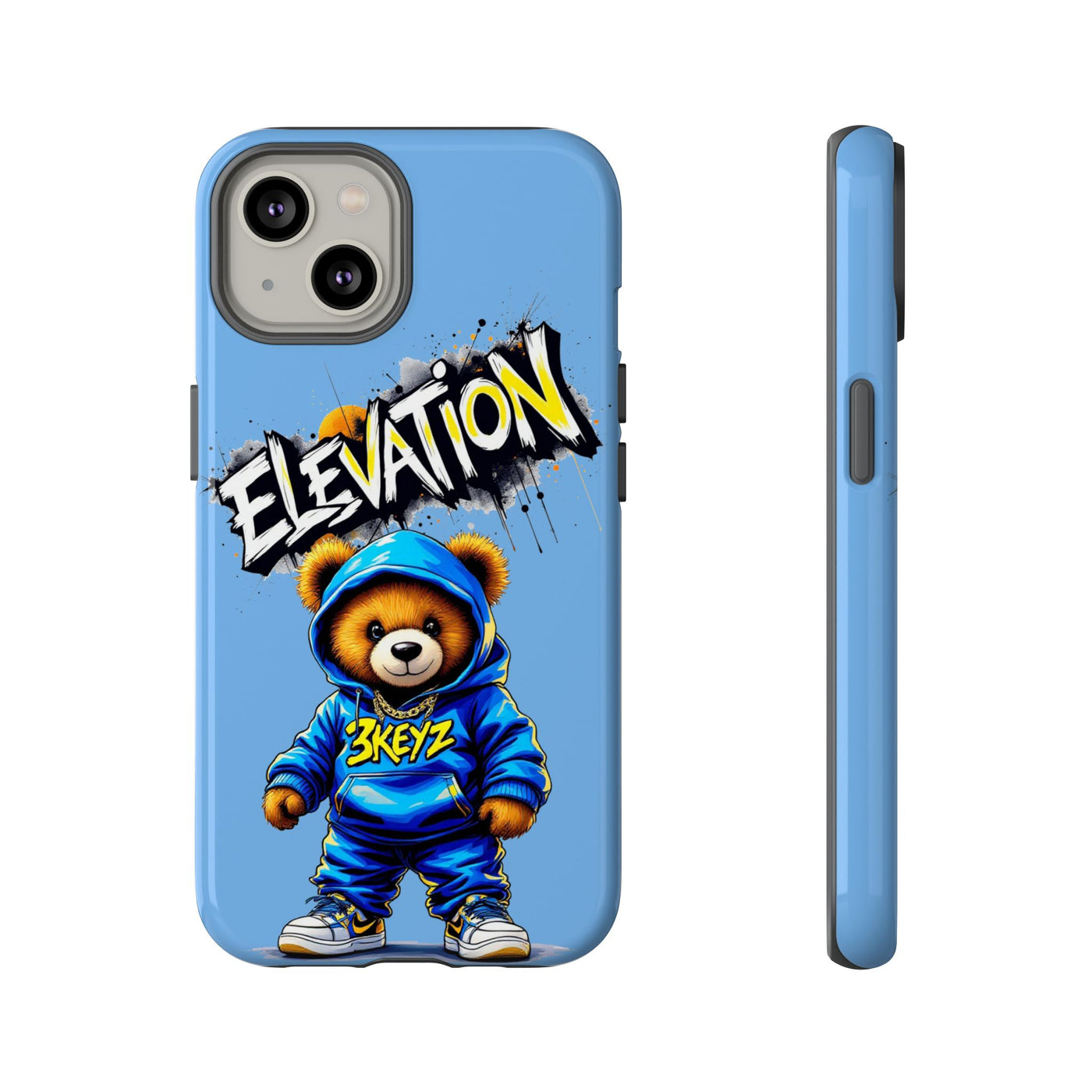 Elevated street drip Bear Phone Case - Tough and Trendy Design