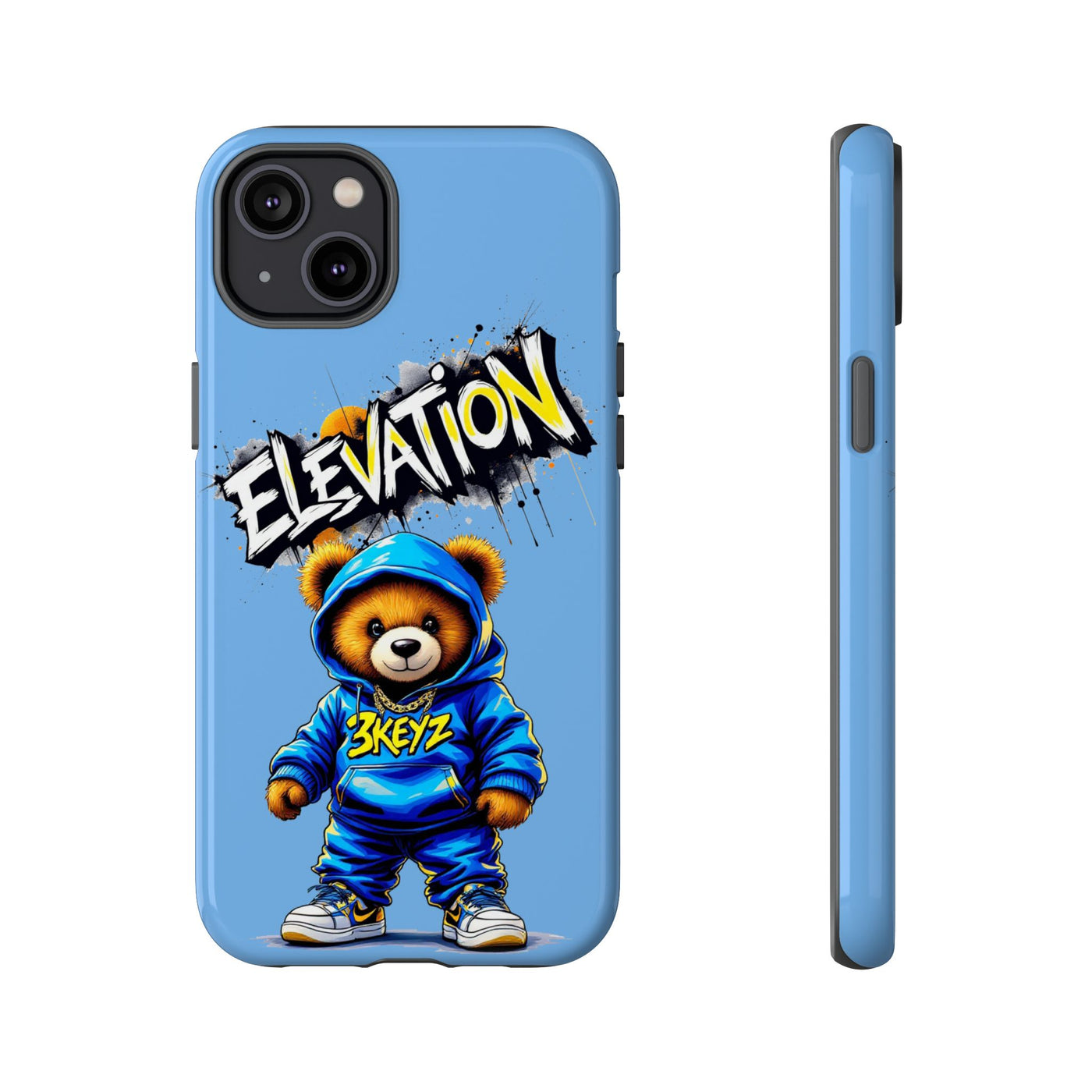Elevated street drip Bear Phone Case - Tough and Trendy Design