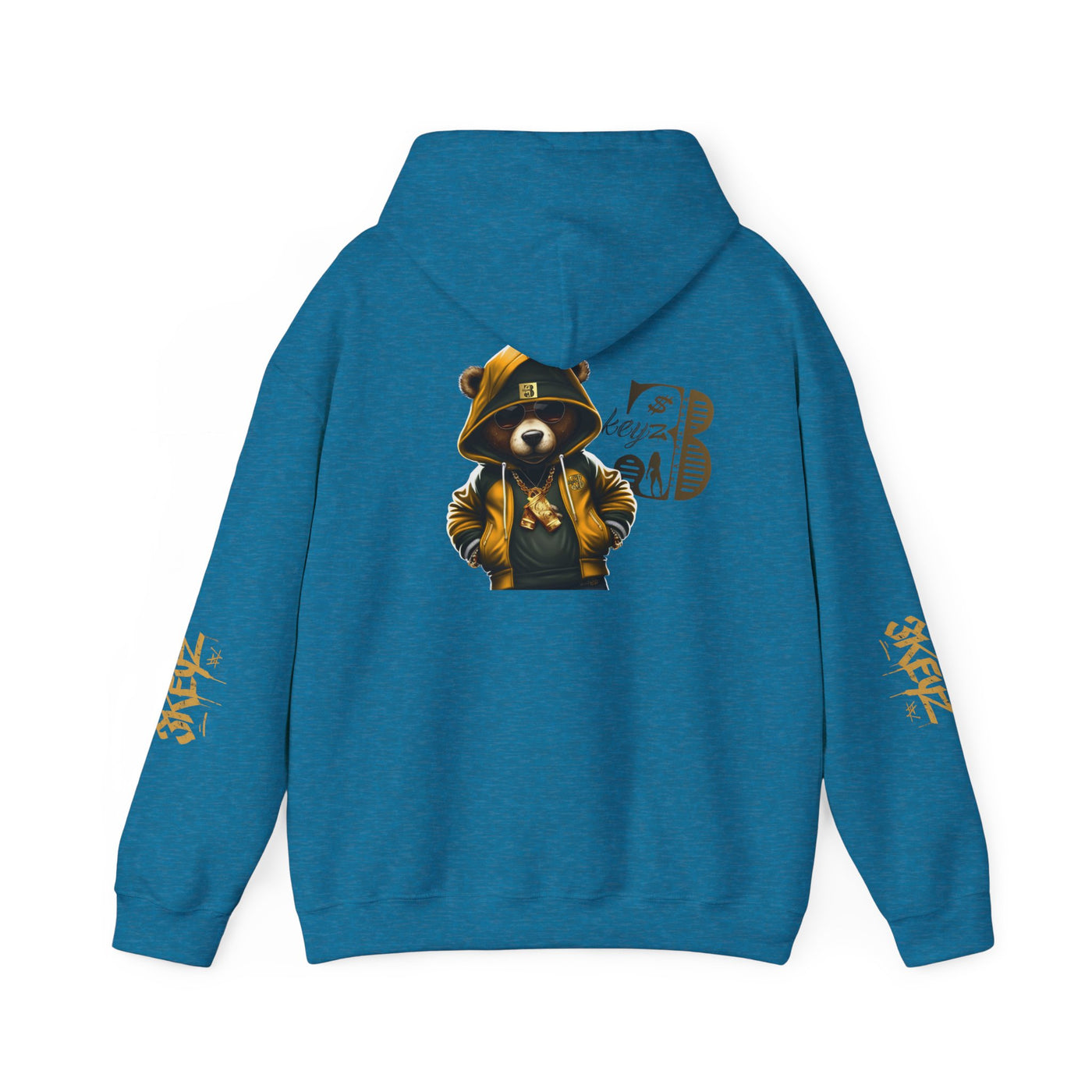 Hooded Sweatshirt 3keyz OG Teddy Drip Golden Design