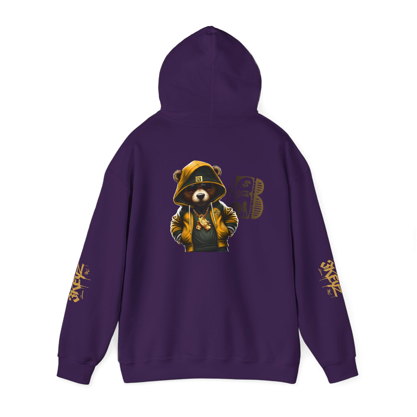 Hooded Sweatshirt 3keyz OG Teddy Drip Golden Design