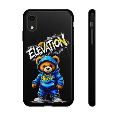 Elevated street drip Bear Black Phone Case - Tough and Trendy Design