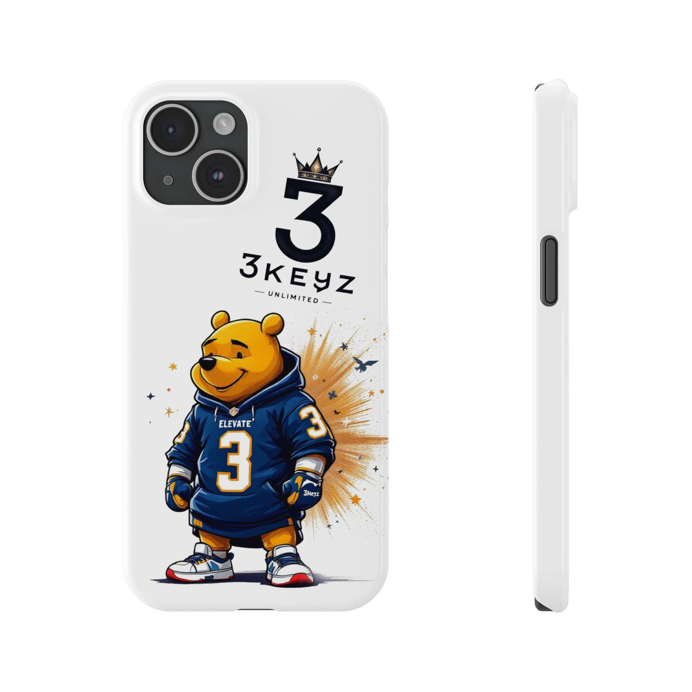 iPhone Case - 3keyz Pooh Bear Design
