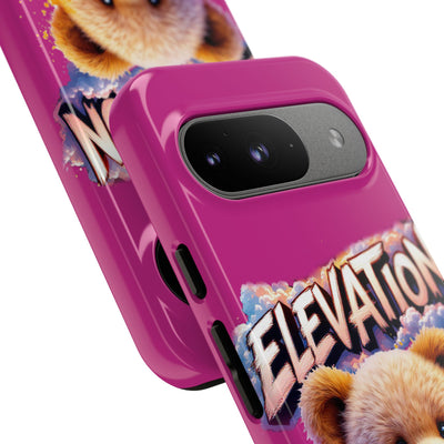 Elevated street drip Bear Pink Phone Case - Tough and Trendy Design