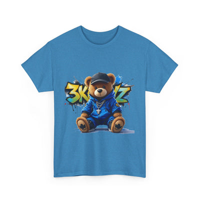 3keyz Teddy Drip Color Way Unisex Heavy Cotton Tee
