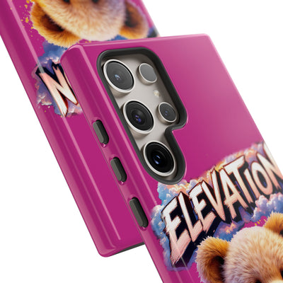 Elevated street drip Bear Pink Phone Case - Tough and Trendy Design