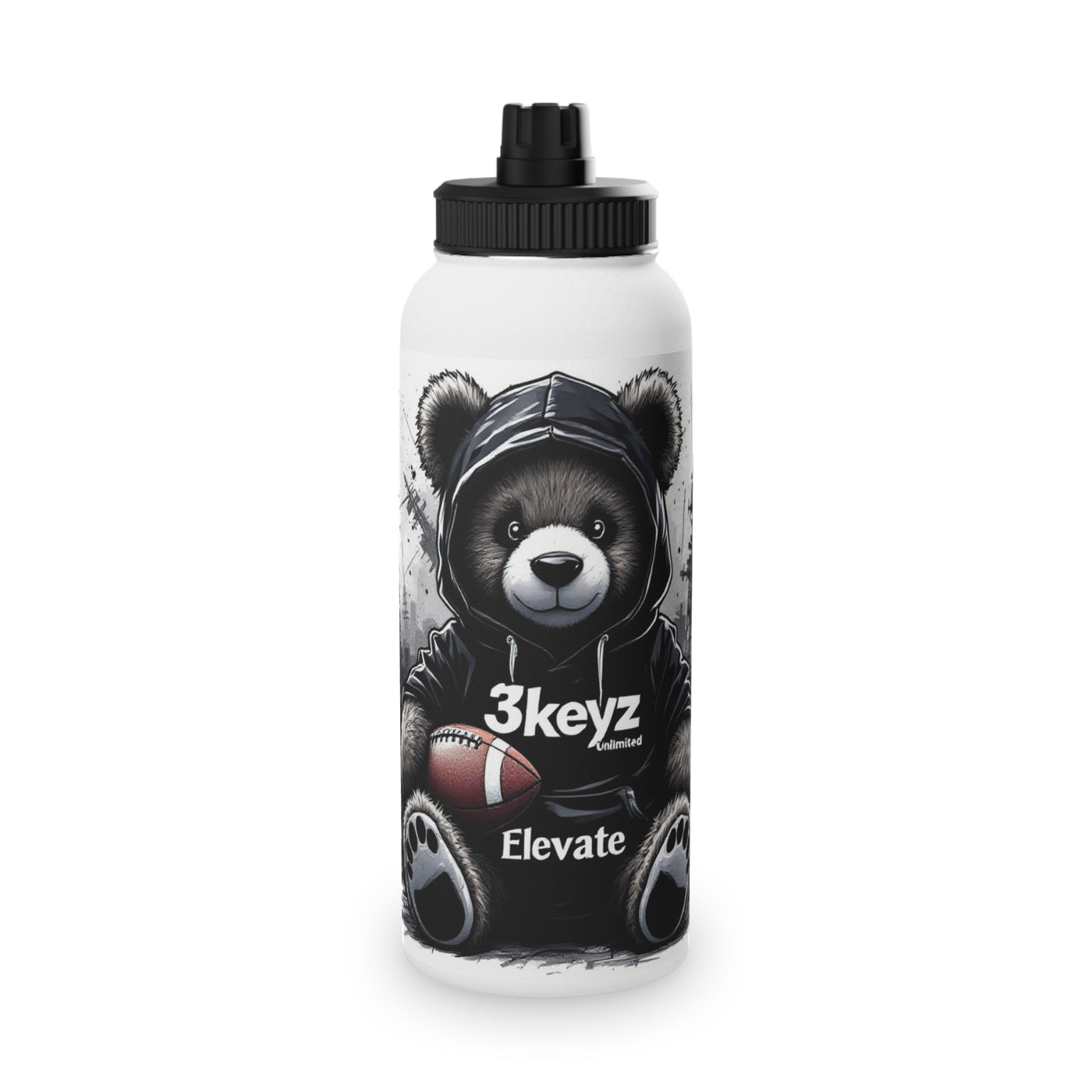 3keyz Football Teddy Sports Bottle