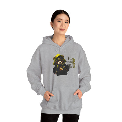 Unisex Hooded Sweatshirt 3keyz OG Teddy Drip Design Yellow