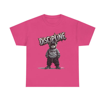T-Shirt - Discipline Teddy Drip Design - Unisex Heavy Cotton Tee