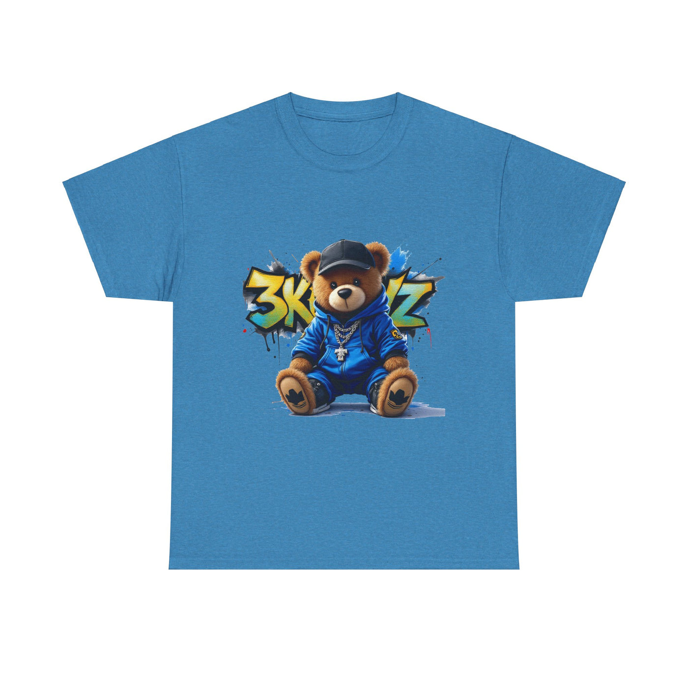 3keyz Teddy Drip Color Way Unisex Heavy Cotton Tee