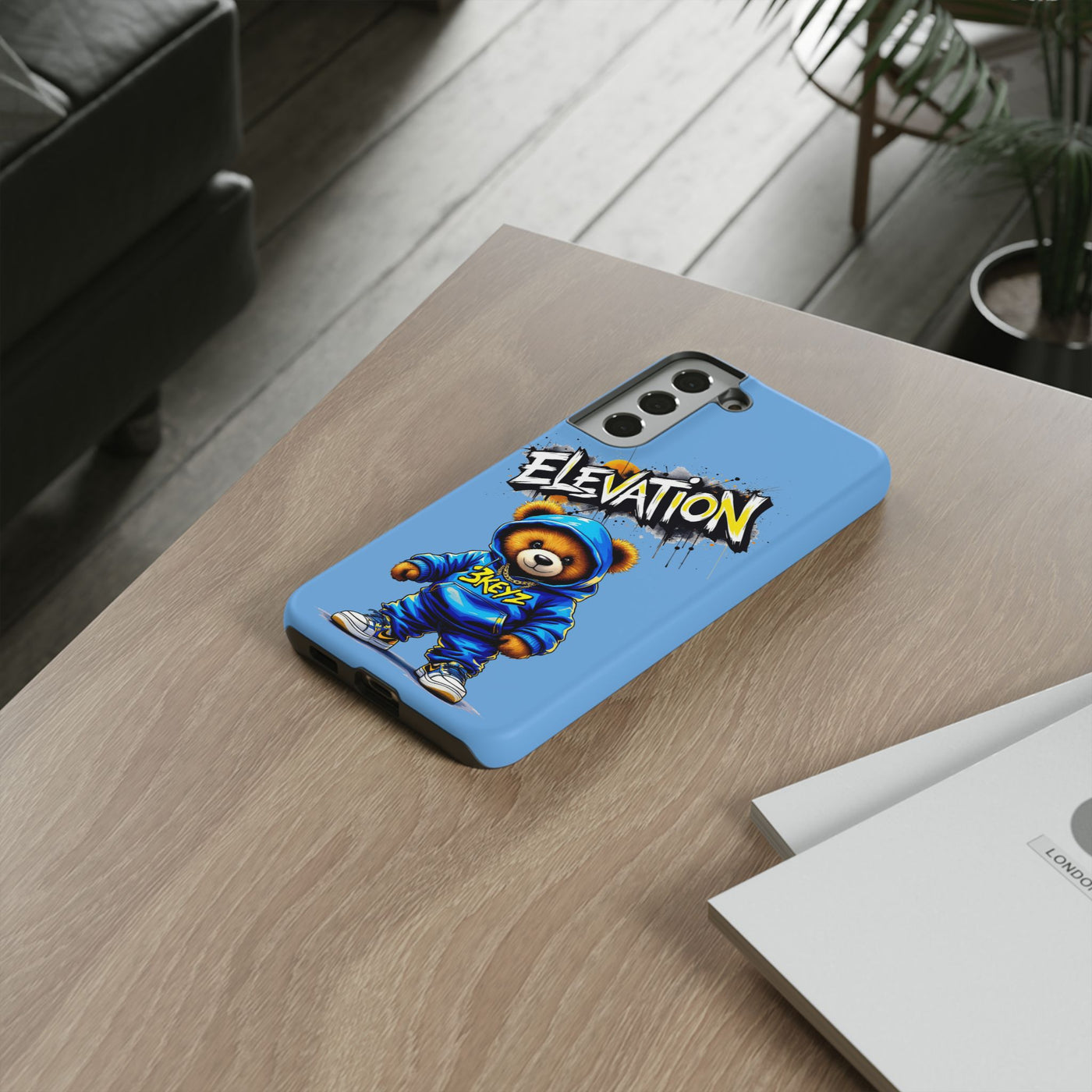 Elevated street drip Bear Phone Case - Tough and Trendy Design