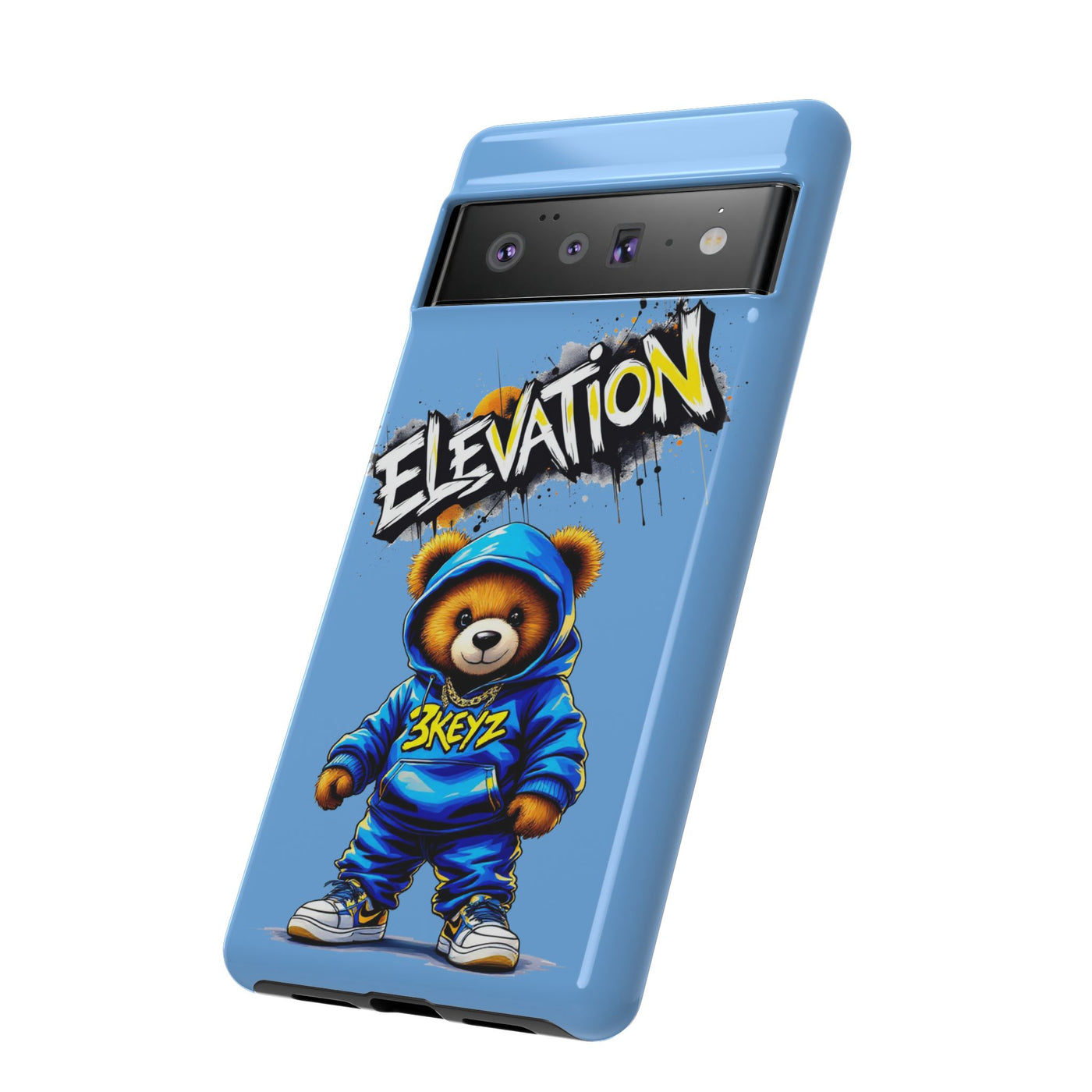 Elevated street drip Bear Phone Case - Tough and Trendy Design