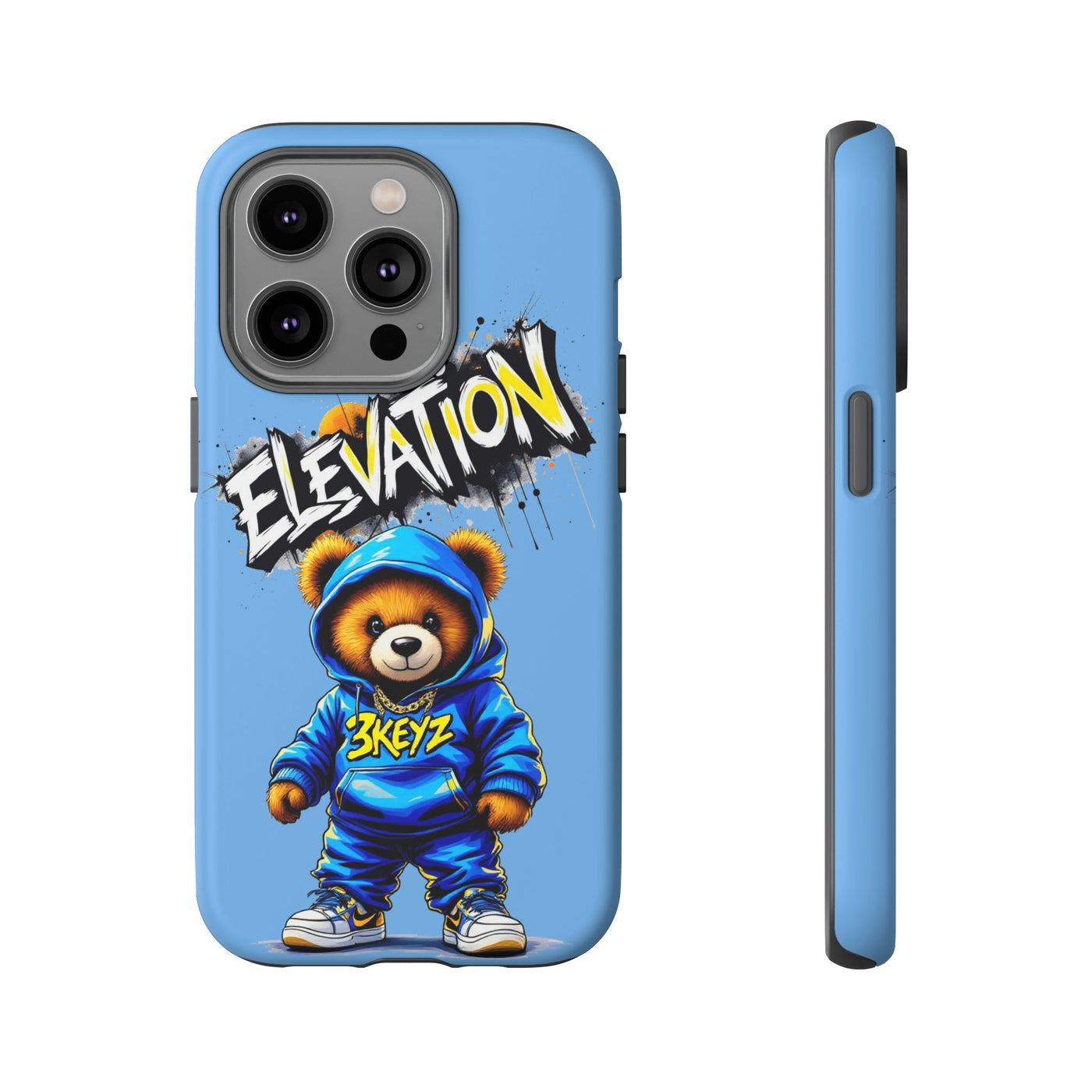 Elevated street drip Bear Phone Case - Tough and Trendy Design