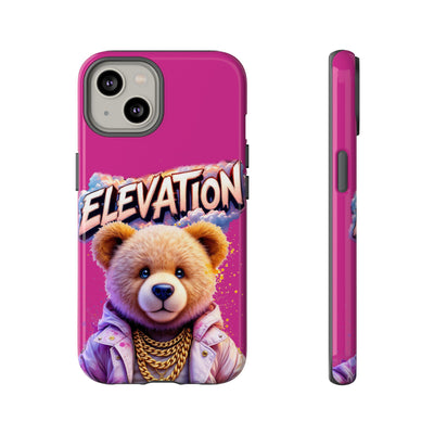 Elevated street drip Bear Pink Phone Case - Tough and Trendy Design