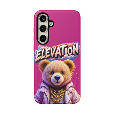 Elevated street drip Bear Pink Phone Case - Tough and Trendy Design