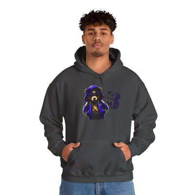 Unisex Hooded Sweatshirt 3keyz OG Teddy Drip Design Blue