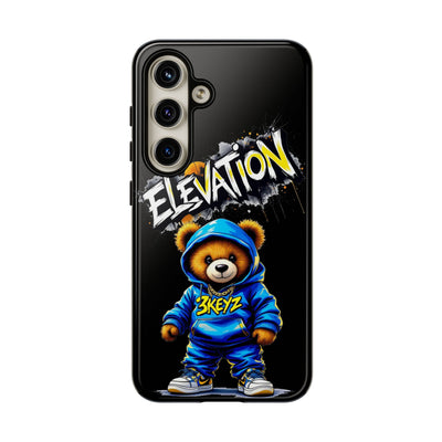 Elevated street drip Bear Black Phone Case - Tough and Trendy Design