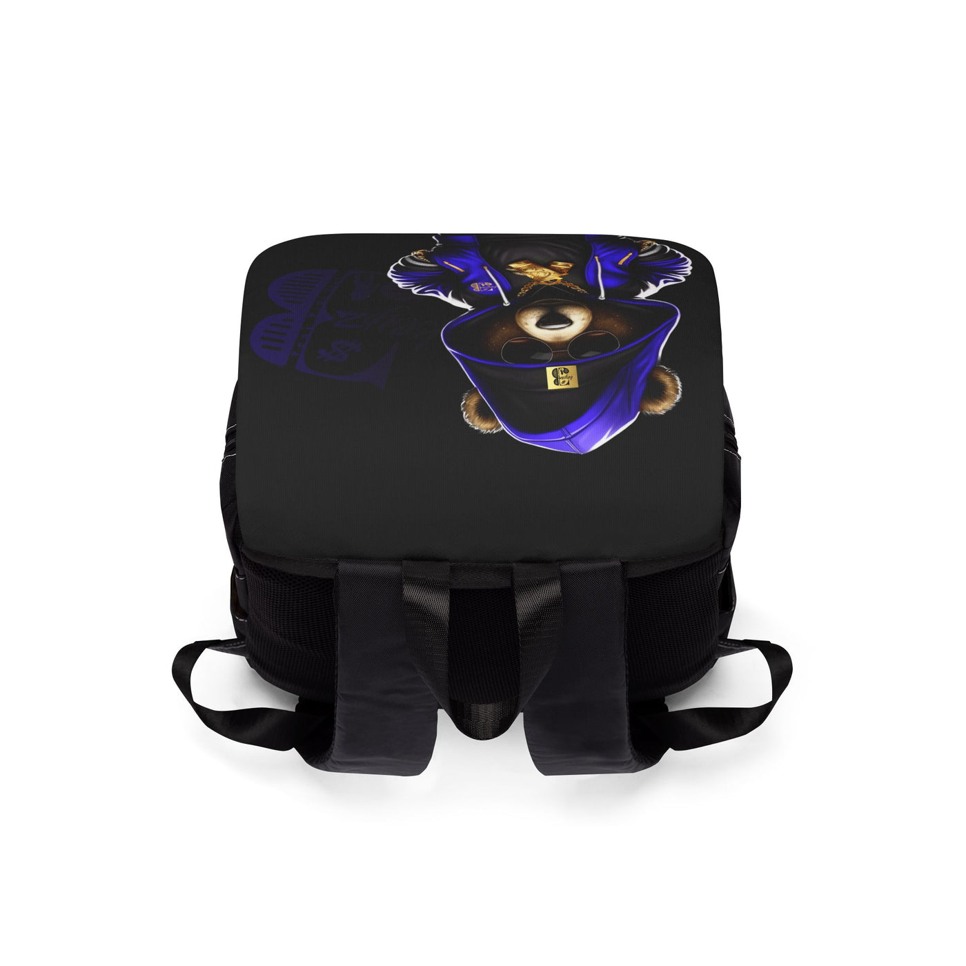 Shoulder Backpack - 3keyz OG Teddy Blue and Black Backpack