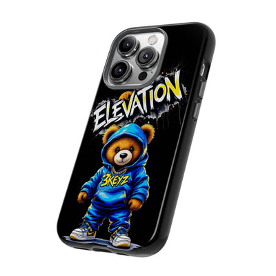 Elevated street drip Bear Black Phone Case - Tough and Trendy Design