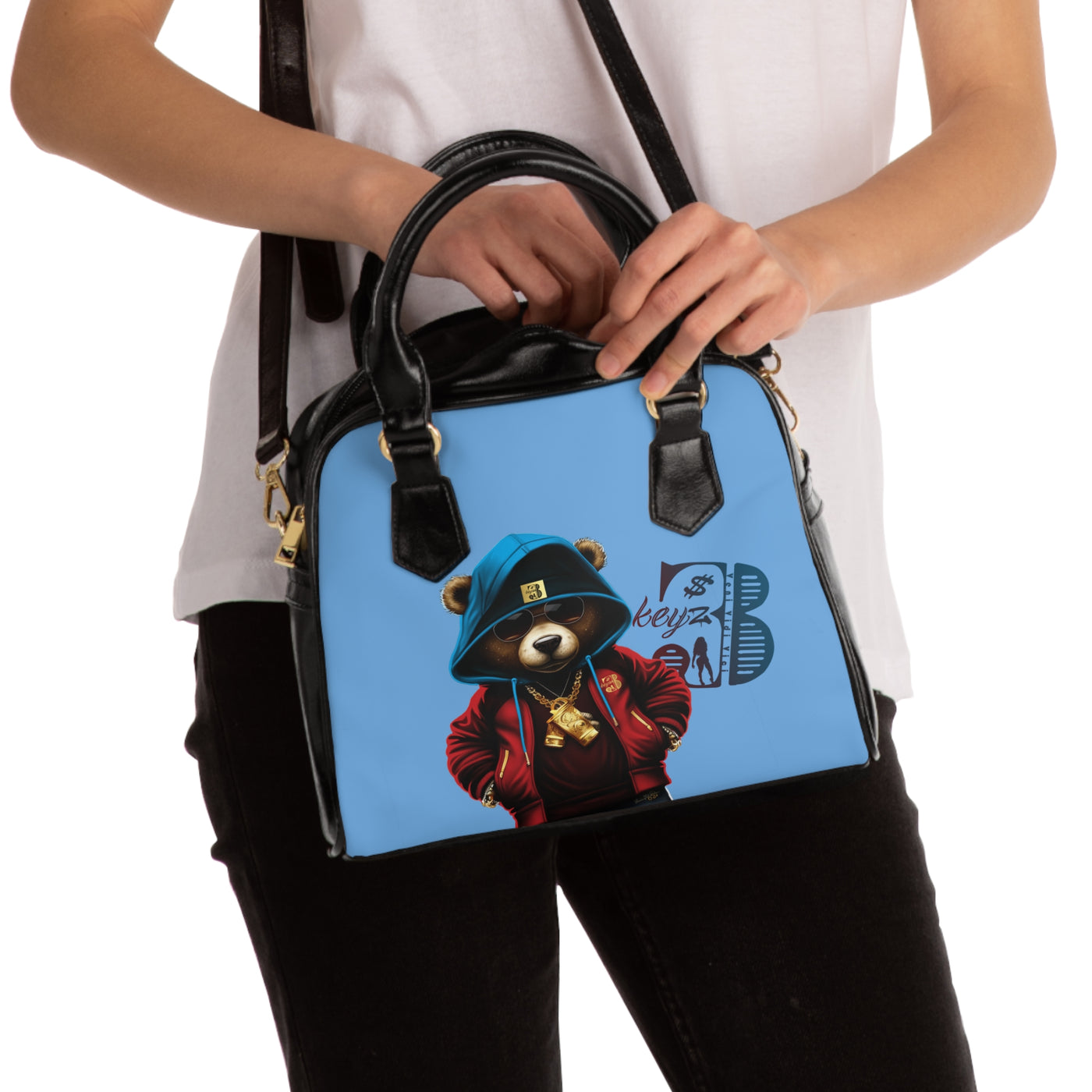 3keyz RWB Bear Shoulder Handbag — Cute Urban Teddy Purse