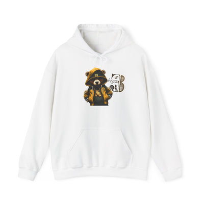 Unisex Hooded Sweatshirt 3keyz OG Teddy Drip Design Gold