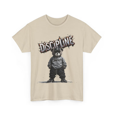 T-Shirt - Discipline Teddy Drip Design - Unisex Heavy Cotton Tee