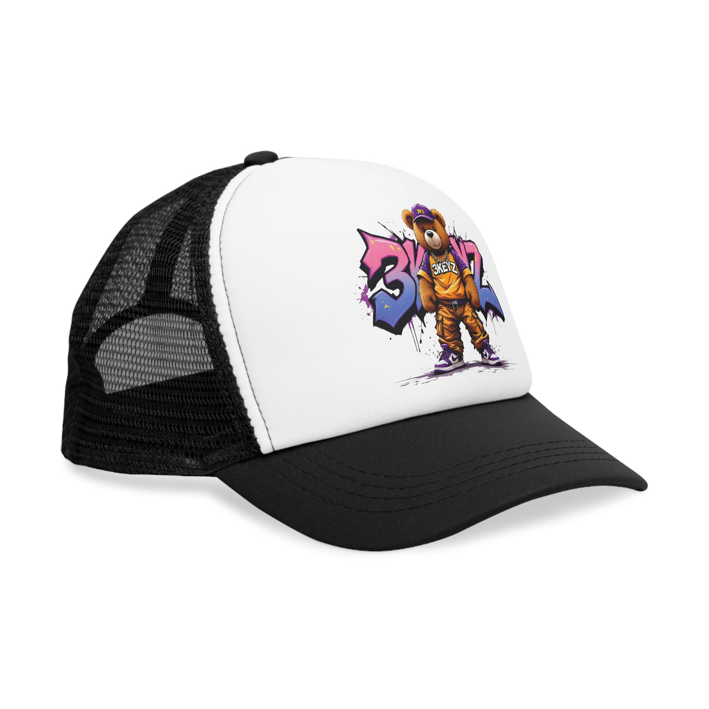 Mesh Cap 3keyz Pink Drip Hat