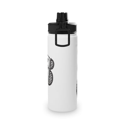 3keyz Cool Bear Black&Silver Stainless Steel Water Bottle with Sports Lid