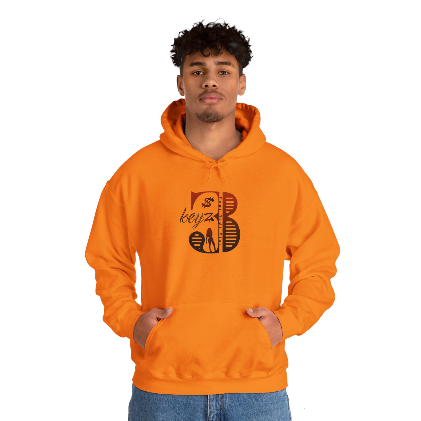 3Keyz Original Drip Unisex hoodie Orange Crush